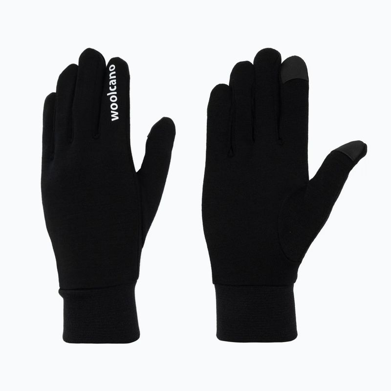 Mănuși Woolcano GLV1106 Czarny