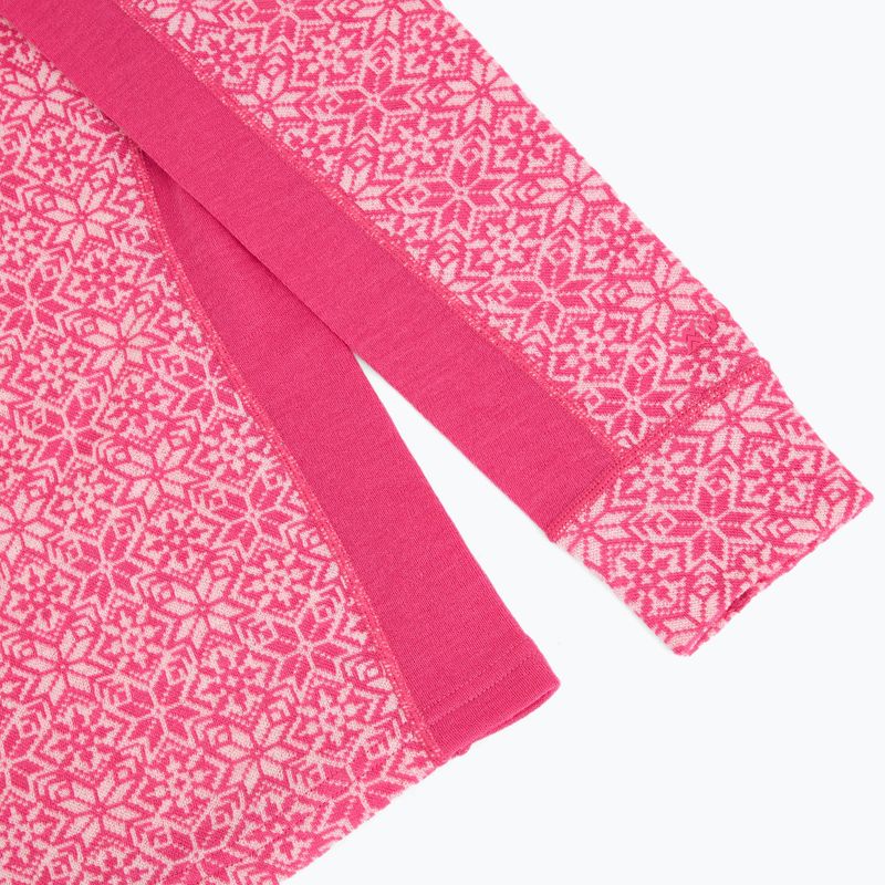 Set de lenjerie termoactivă pentru femei Woolcano SET1121 Pink 5