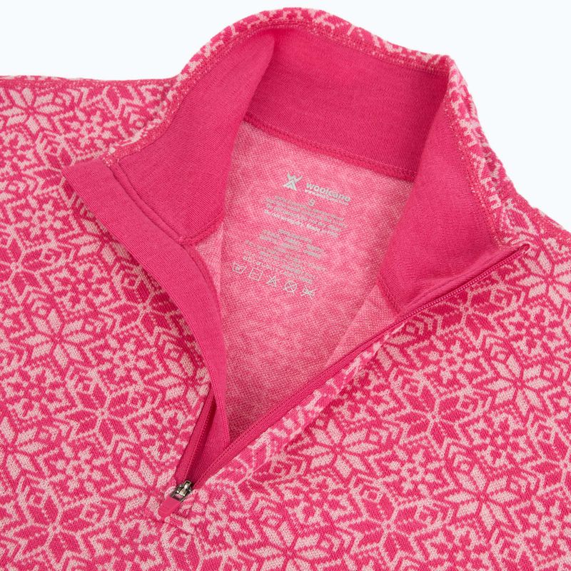 Set de lenjerie termoactivă pentru femei Woolcano SET1121 Pink 6
