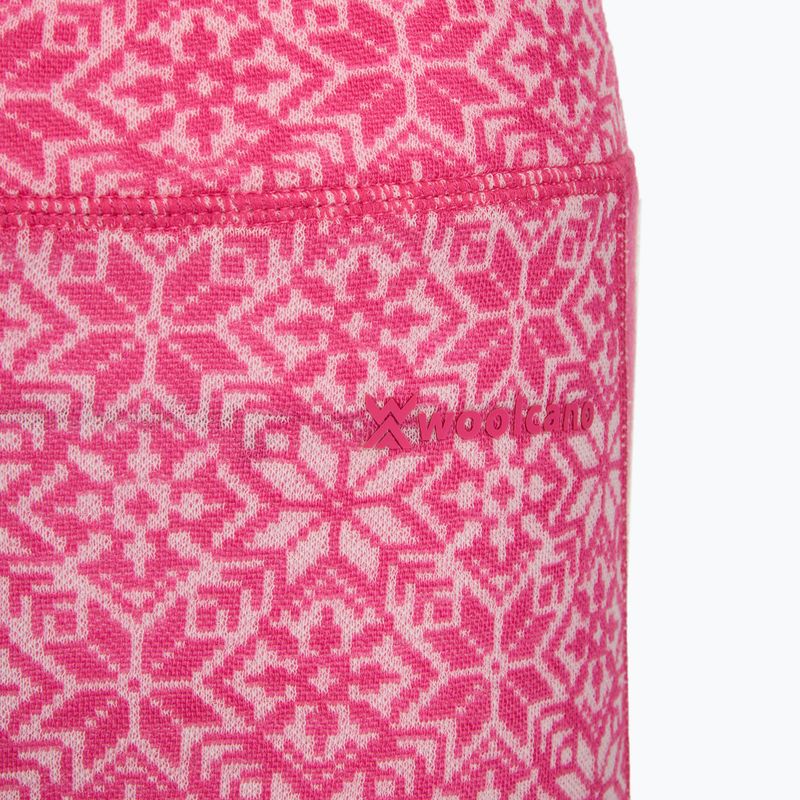 Set de lenjerie termoactivă pentru femei Woolcano SET1121 Pink 10