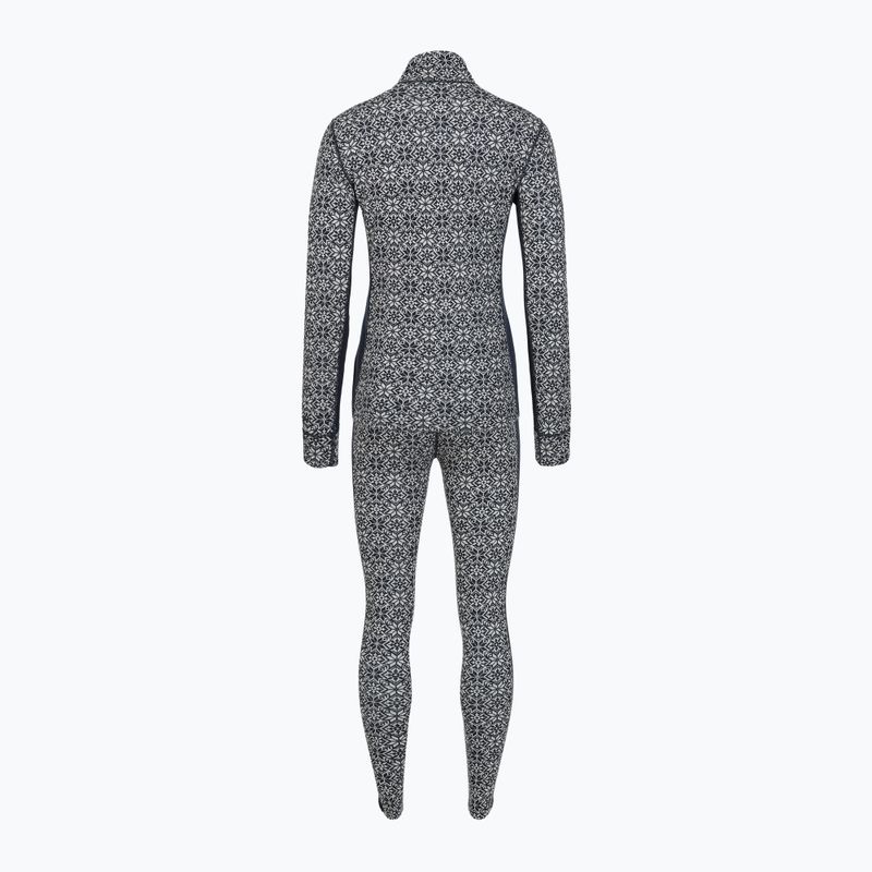 Set de lenjerie termoactivă pentru femei Woolcano SET1121 Granatowy 2