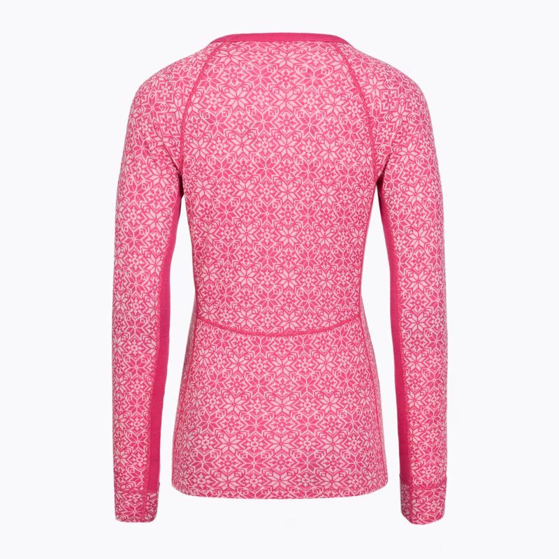 Set de lenjerie termoactivă pentru femei Woolcano SET1109 Pink 4