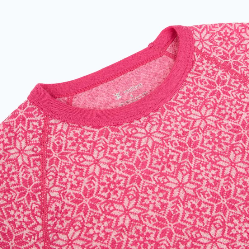 Set de lenjerie termoactivă pentru femei Woolcano SET1109 Pink 6