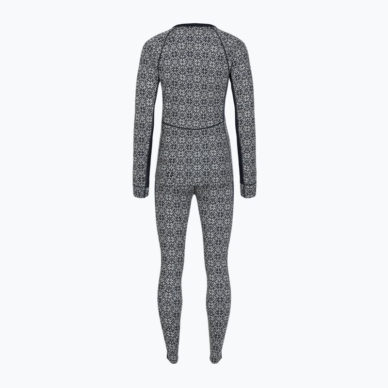 Set de lenjerie termoactivă pentru femei Woolcano SET1109 Granatowy 2
