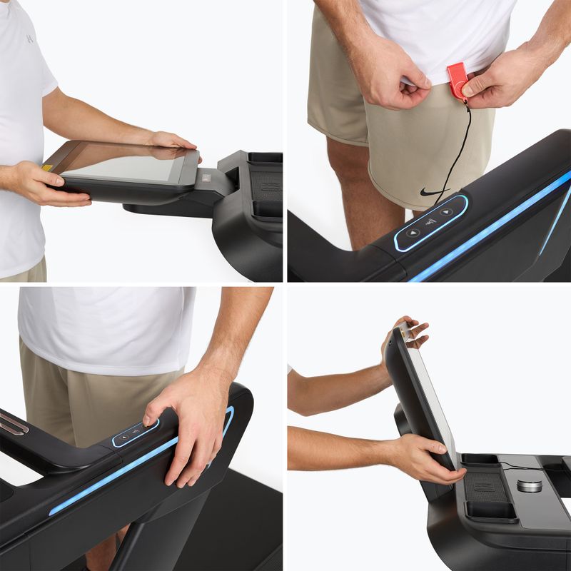 Bandă de alergare electrică XTREXO X1000 neagră 7