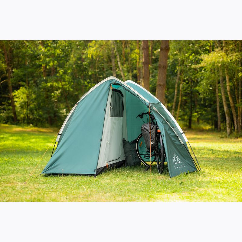 Cort pentru bicicletă pentru 1-persoană KADVA BIKEdome verde 3