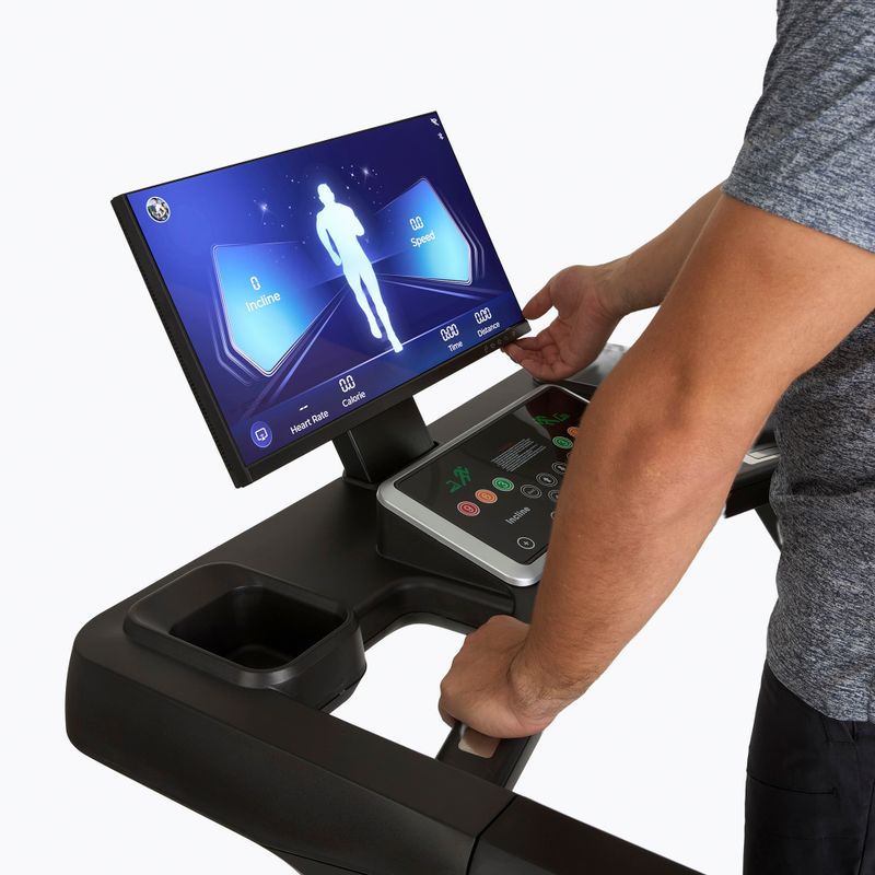 Bandă de alergat electrică XTREXO Hermes commercial neagră 9