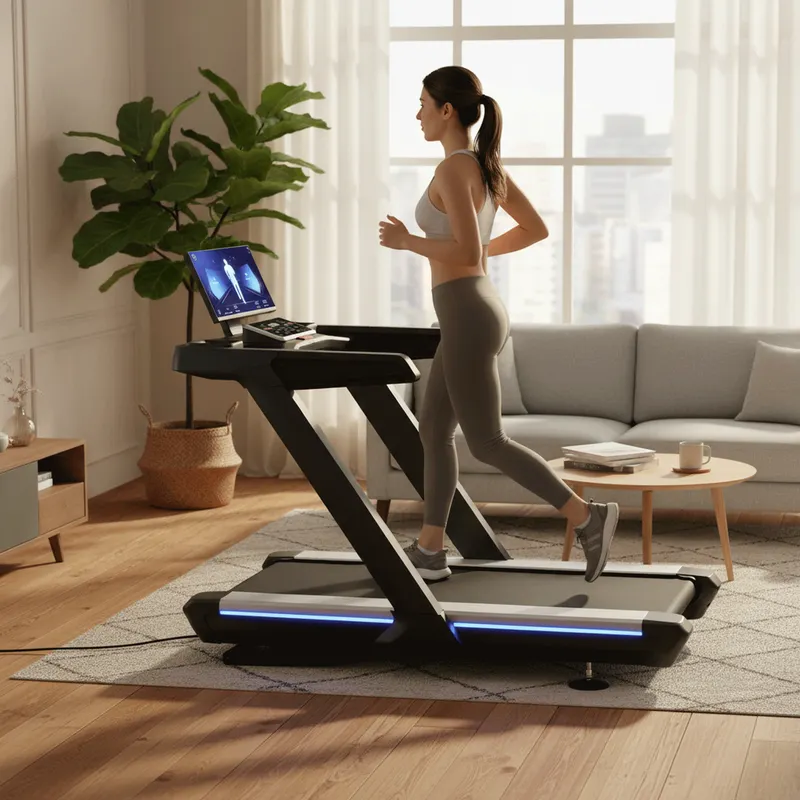 Bandă de alergat electrică XTREXO Hermes commercial neagră 15