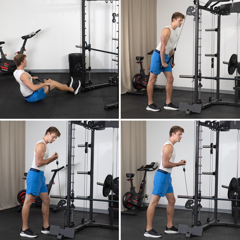 Aparat de exerciții XTREXO Hector Commercial negru 4