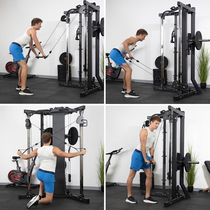 Poartă de antrenament XTREXO Odys Commercial neagră 3