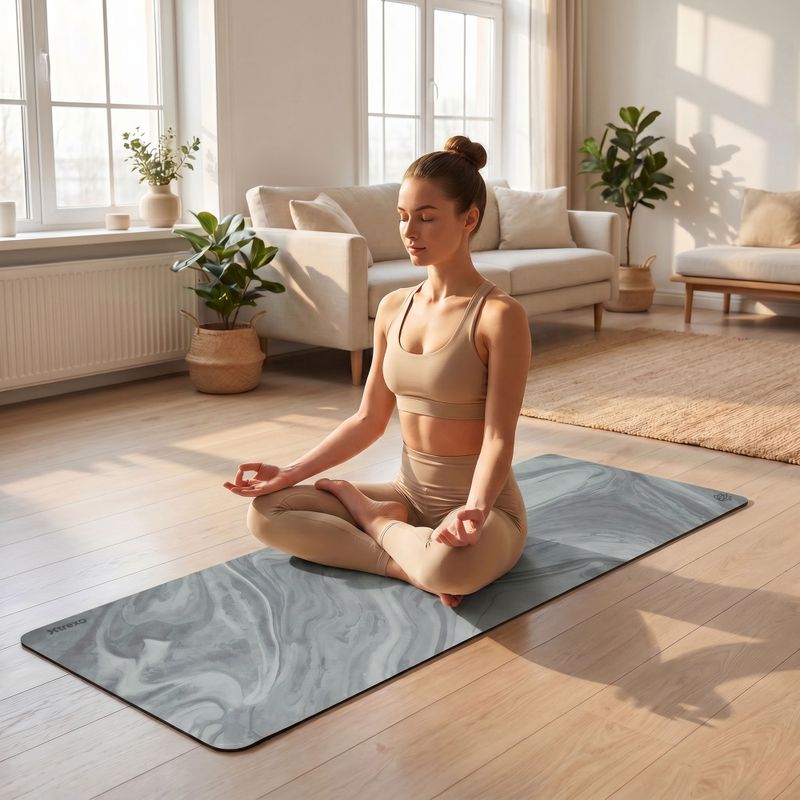 Covoraș de yoga XTREXO Softea violet 7