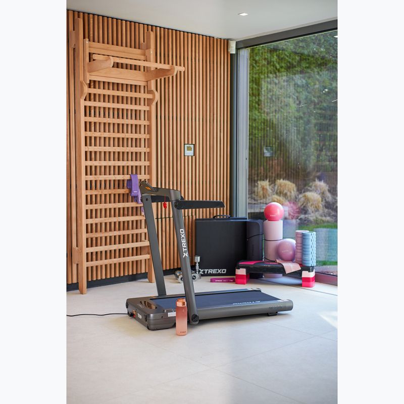 Bandă de alergare electrică XTREXO TXO-W225 argintie 14