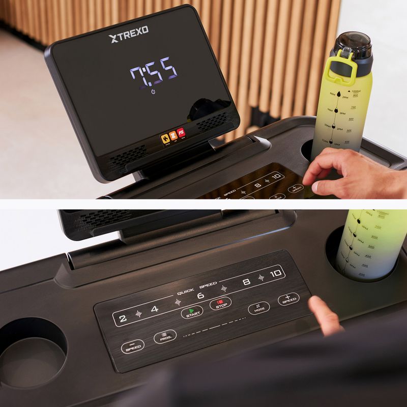Bandă de alergare electrică XTREXO TXO-W325 negru 14