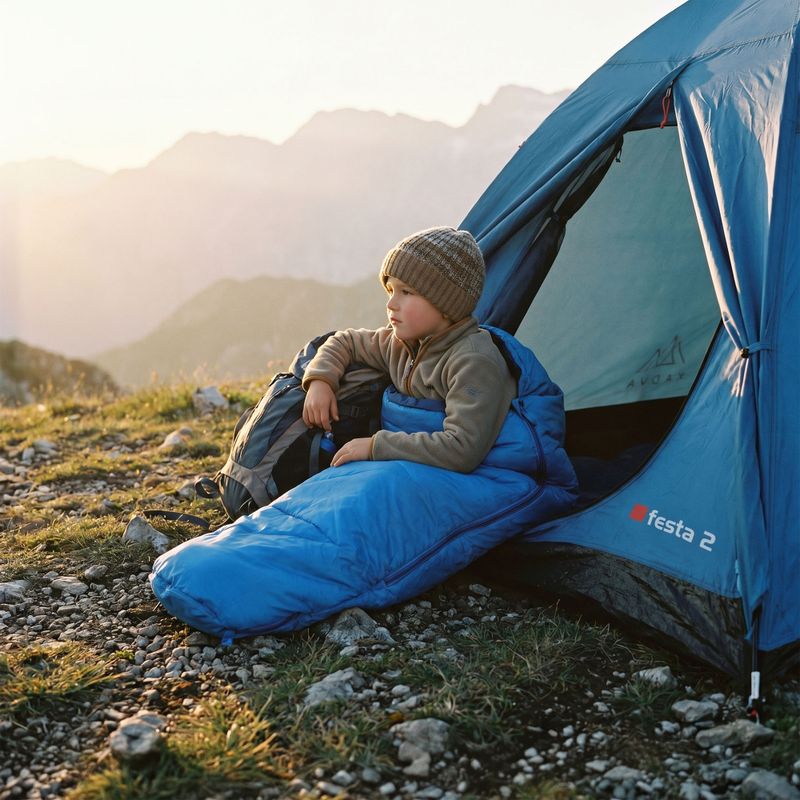 Sac de dormit pentru copii KADVA Bruno's blue 15