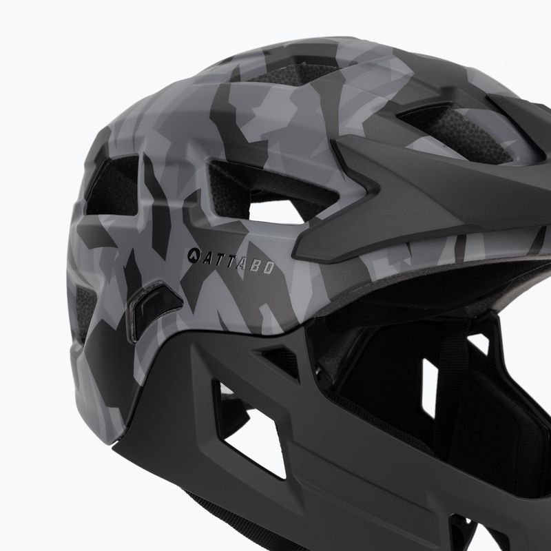 Cască de ciclism pentru copii ATTABO Predator full face gray 7