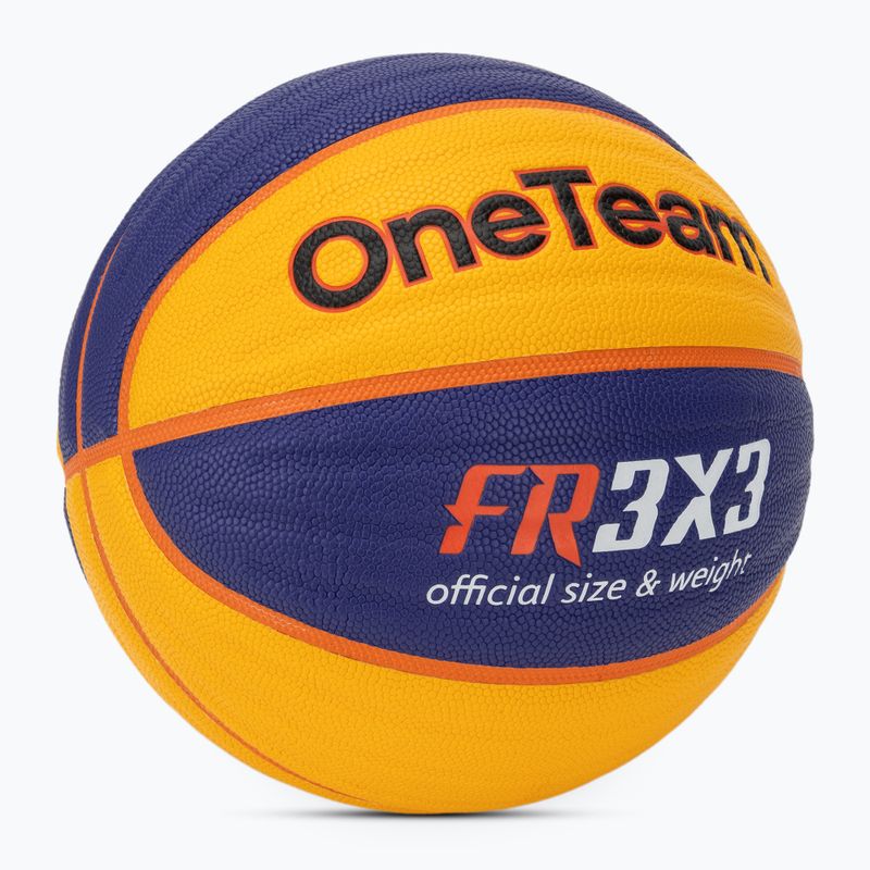 Minge de baschet OneTeam Rim Rush Fiba 3x3 blue 2