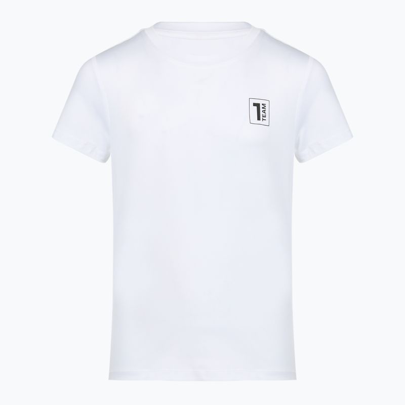 Set fotbal pentru copii OneTeam Precision Set tricou și pantaloni scurți alb 8