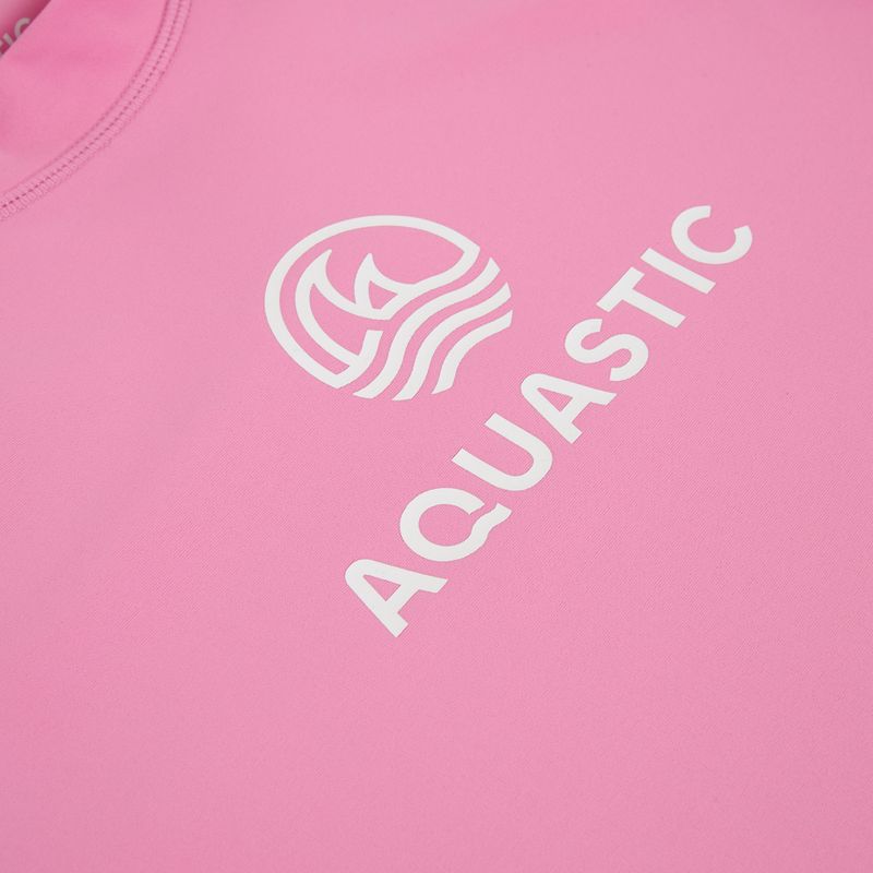 Tricou pentru copii AQUASTIC Rimos UV 50+ UPF pink 3
