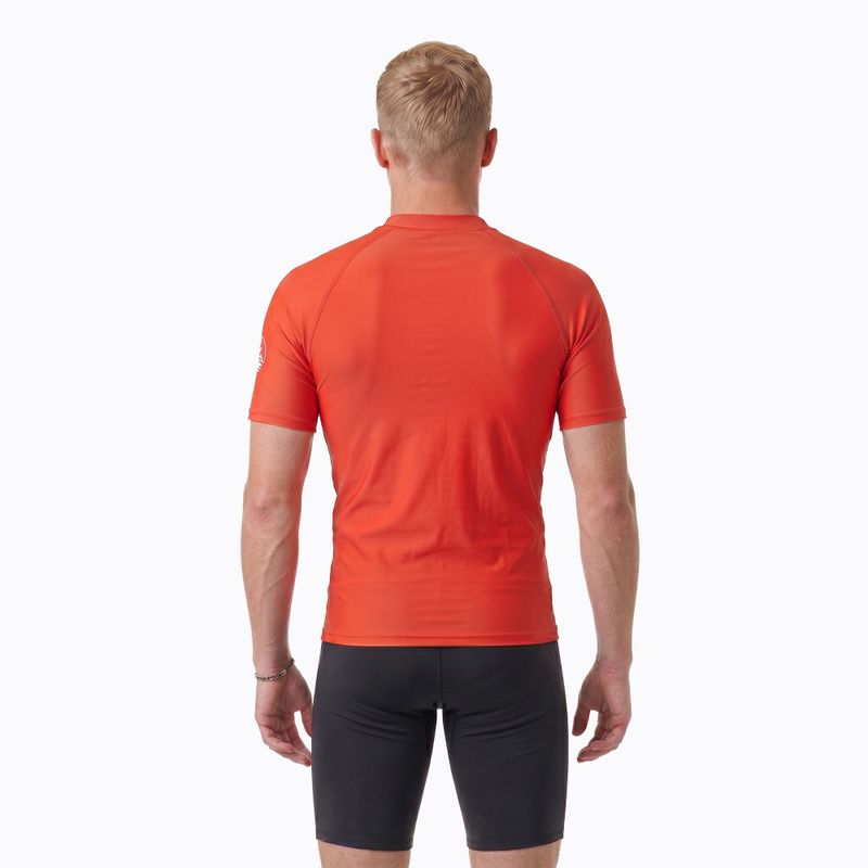 Tricou pentru bărbați AQUASTIC Rimos UV 50+ UPF orange 3