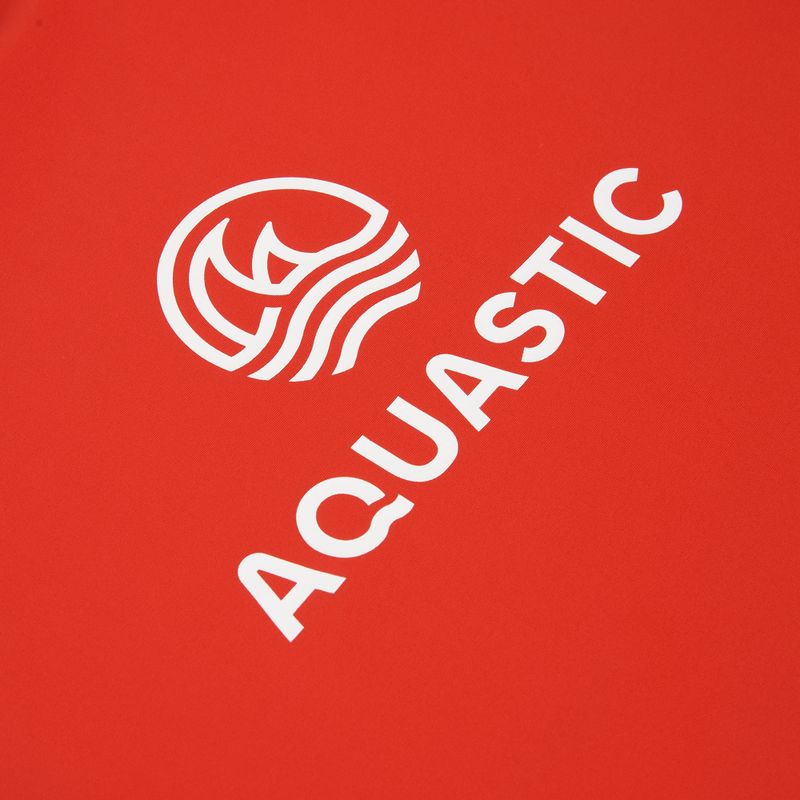 Tricou pentru bărbați AQUASTIC Rimos UV 50+ UPF orange 3