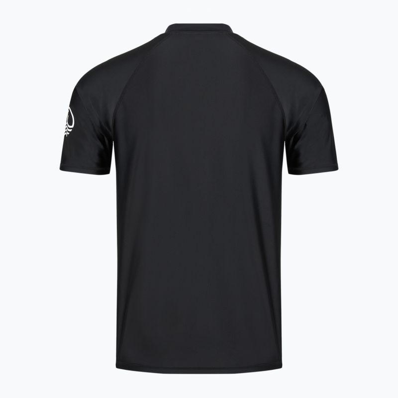 Tricou pentru bărbați AQUASTIC Rimos UV 50+ UPF black 3