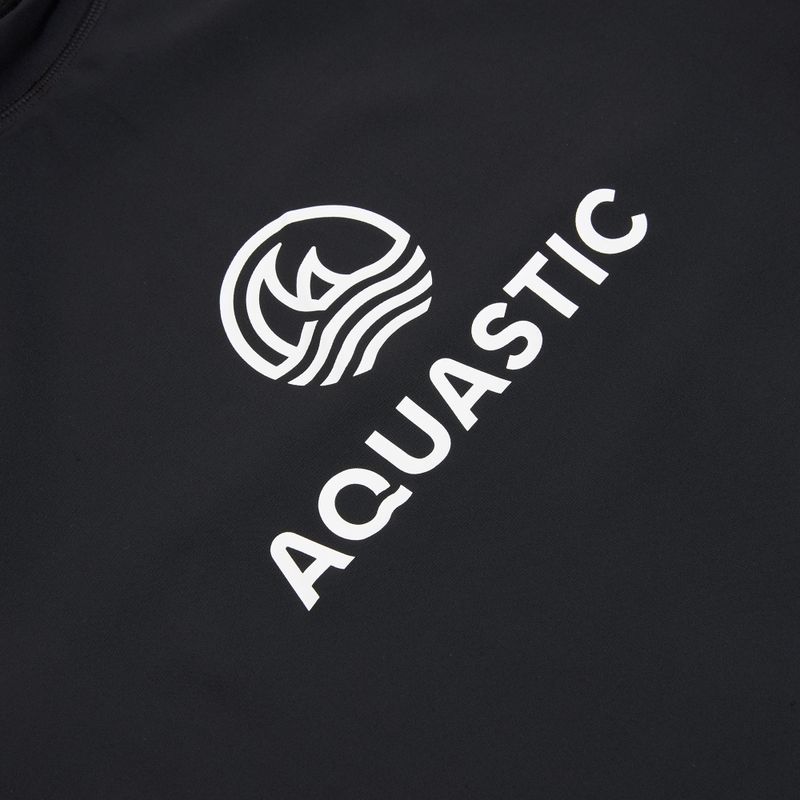 Tricou pentru bărbați AQUASTIC Rimos UV 50+ UPF black 4