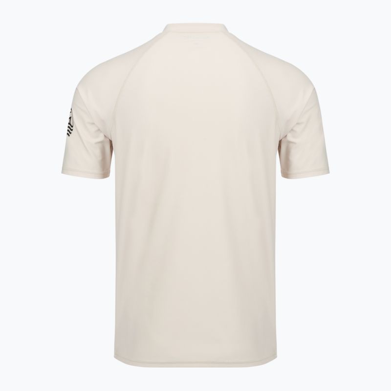 Tricou pentru bărbați AQUASTIC Rimos UV 50+ UPF beige 2