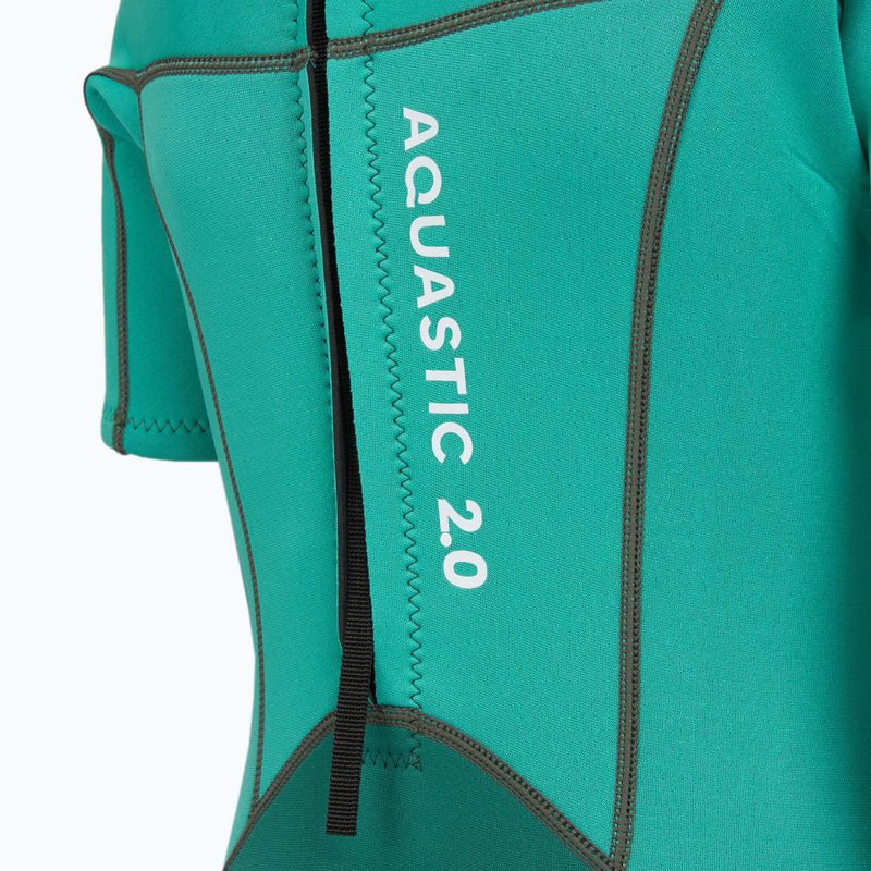 Costum de neopren pentru copii AQUASTIC Wavey Jrg 2 mm turcoaz 7