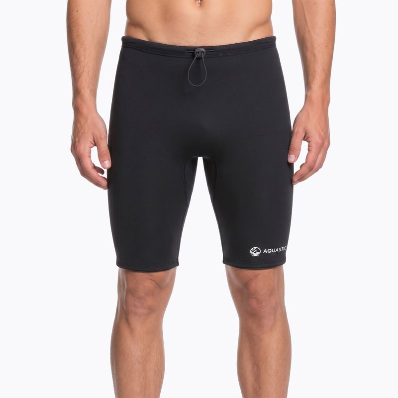 Pantaloni scurți din neopren pentru bărbați AQUASTIC SeaFlex 2.0 mm negru 3