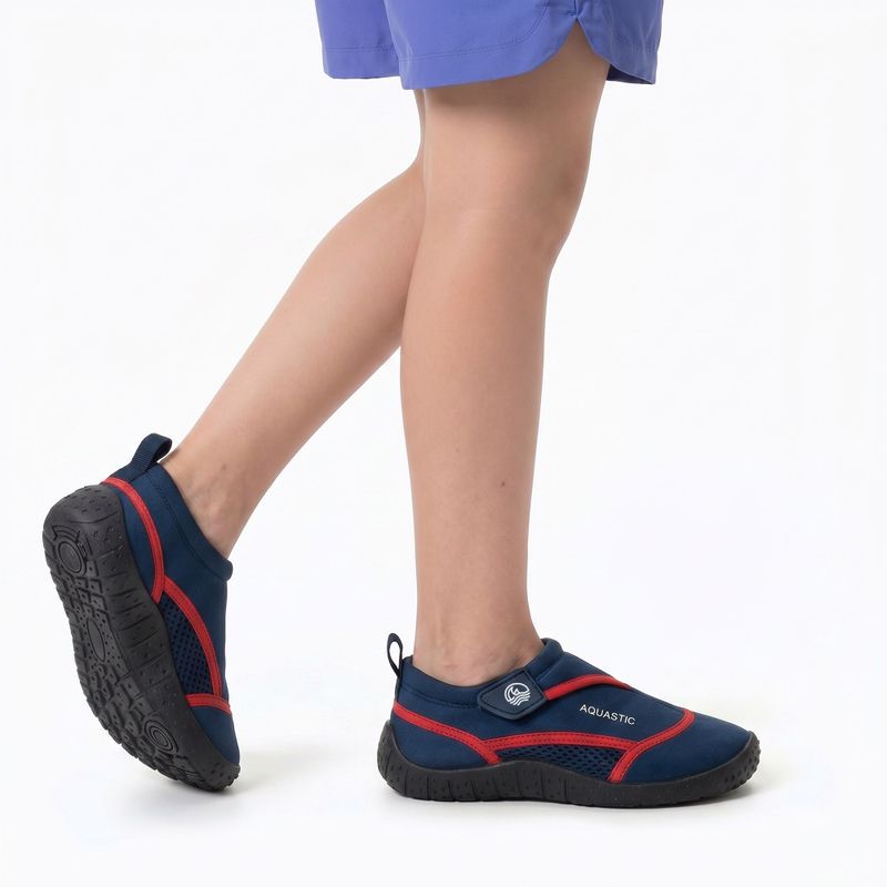Încălțăminte de apă pentru copii AQUASTIC Nino navy blue/red 3