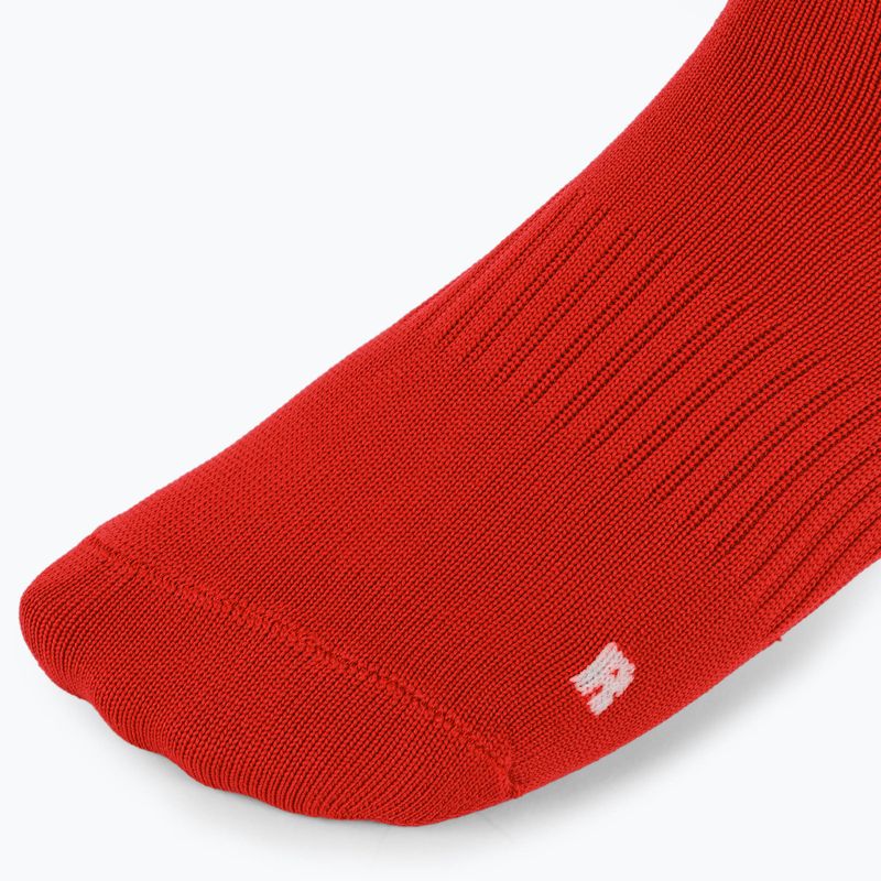 Șosete de fotbal pentru copii OneTeam Precision football socks set 2-pack roșu 4