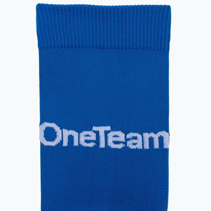 Șosete de fotbal pentru copii OneTeam Precision football socks blue 3