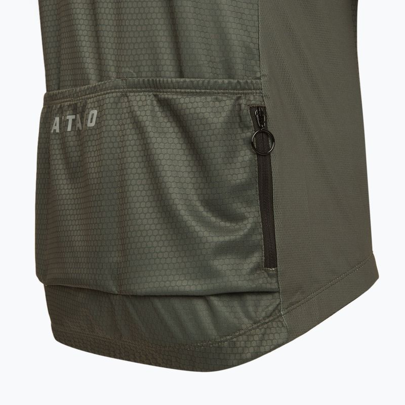 Tricou de ciclism pentru bărbați ATTABO Tevi green 7