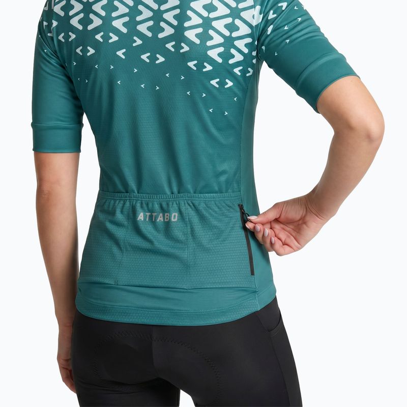 Tricou de ciclism pentru femei ATTABO Tevi WMNS green 5