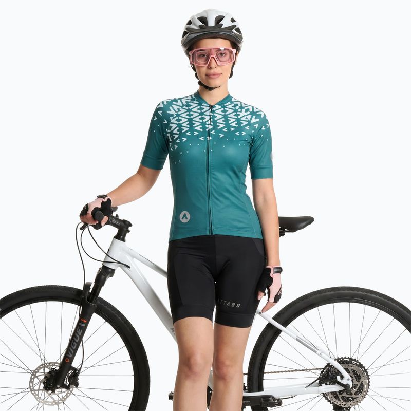 Tricou de ciclism pentru femei ATTABO Tevi WMNS green 6