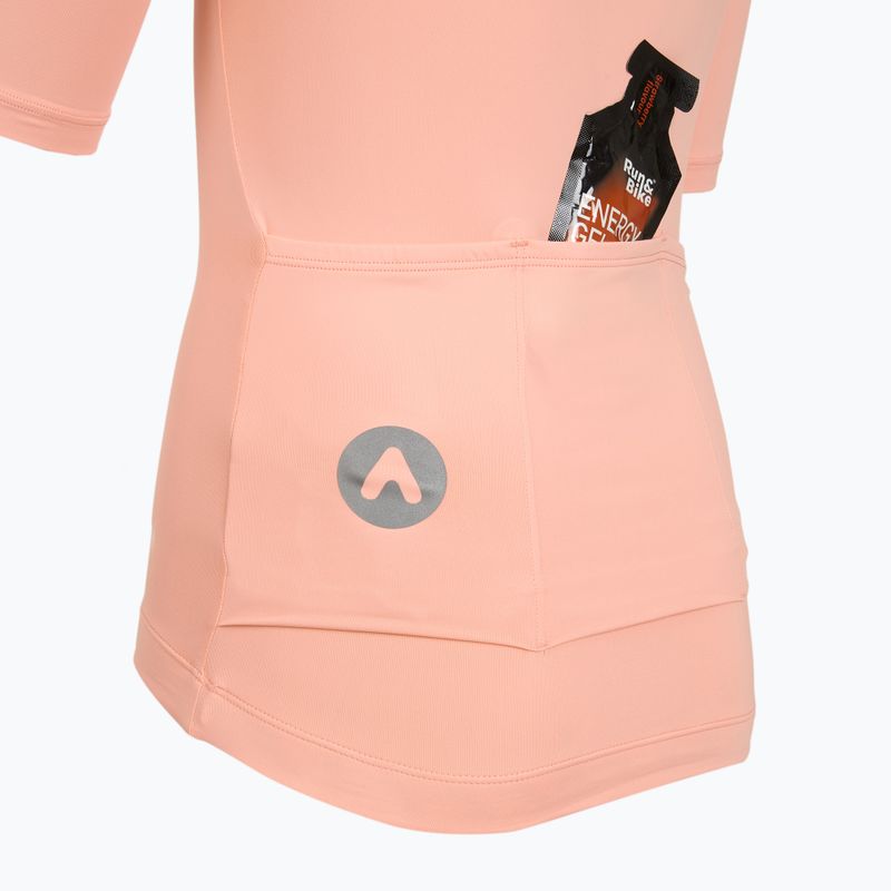 Tricou de ciclism pentru copii ATTABO TEVRA JR cu fermoar scurt roz 13