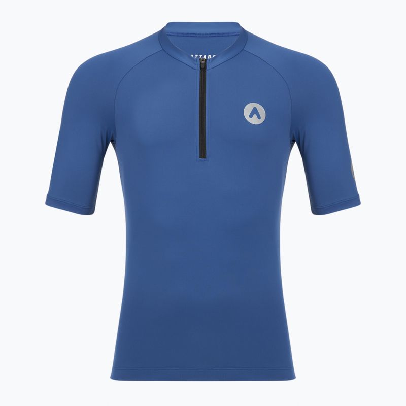 Tricou de ciclism pentru bărbați ATTABO TEVRA cu fermoar scurt, bleumarin 8