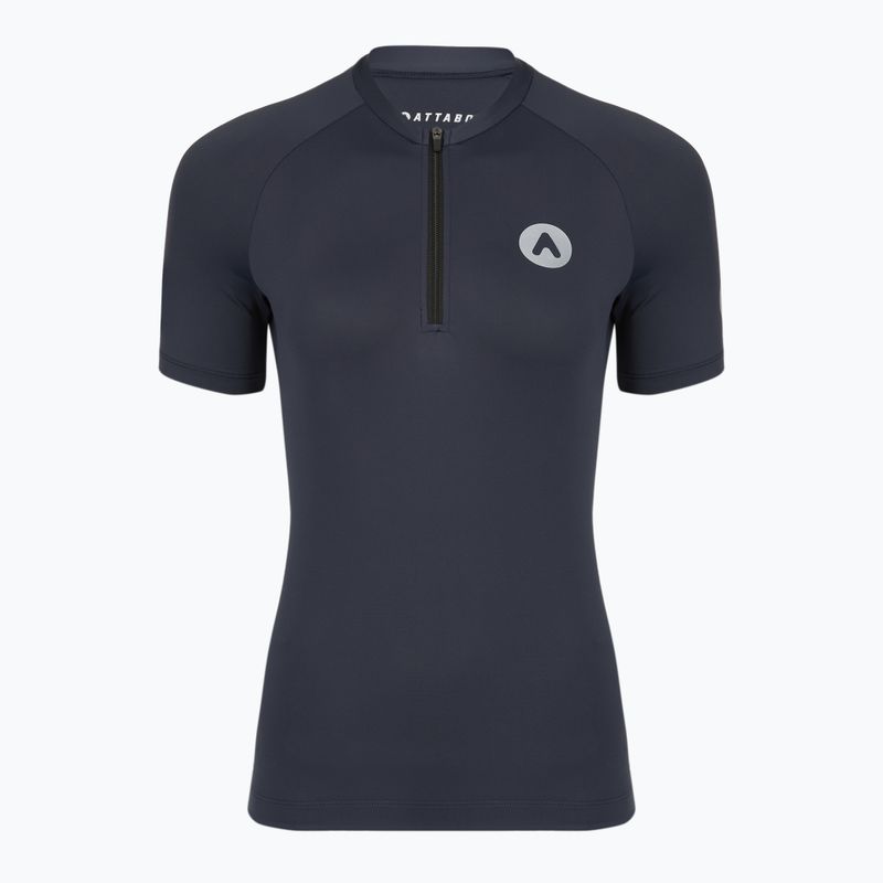 Tricou de ciclism pentru femei ATTABO TEVRA cu fermoar scurt negru 6