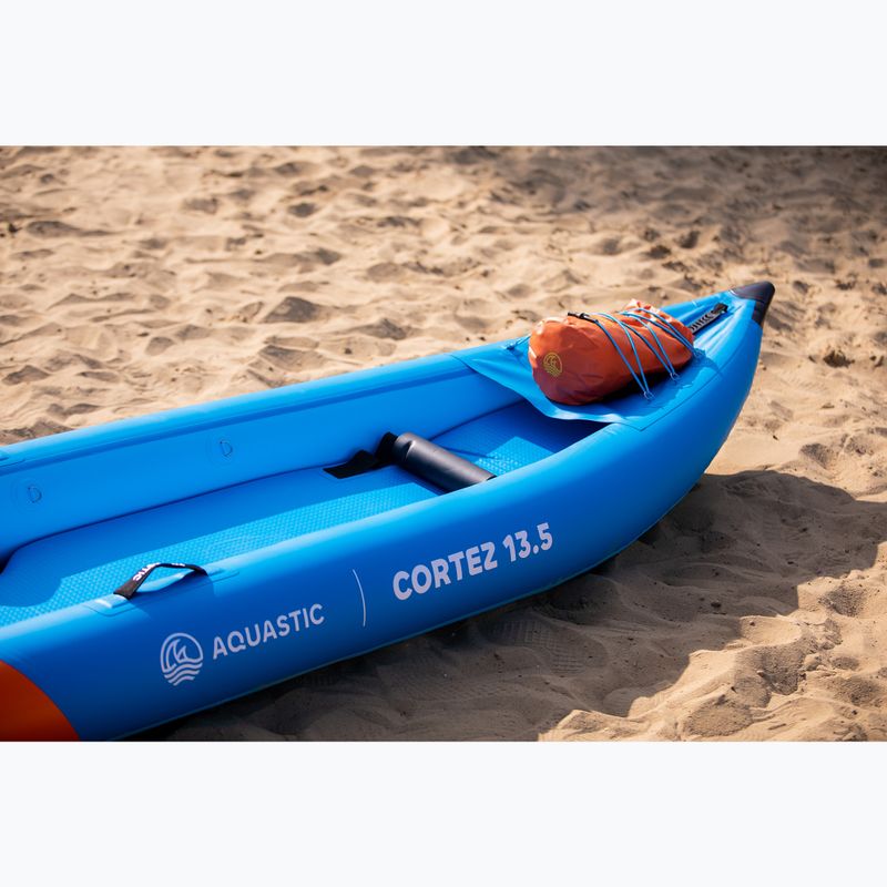 Caiac gonflabil 2-persoane AQUASTIC Cortez 13'5" 410 cm albastru 21