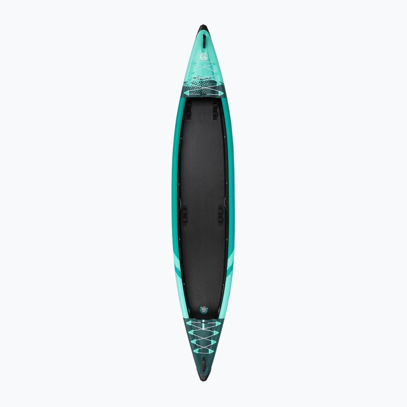 Caiac gonflabil de înaltă presiune 2-persoane AQUASTIC Cortez 13'9" 420 cm verde