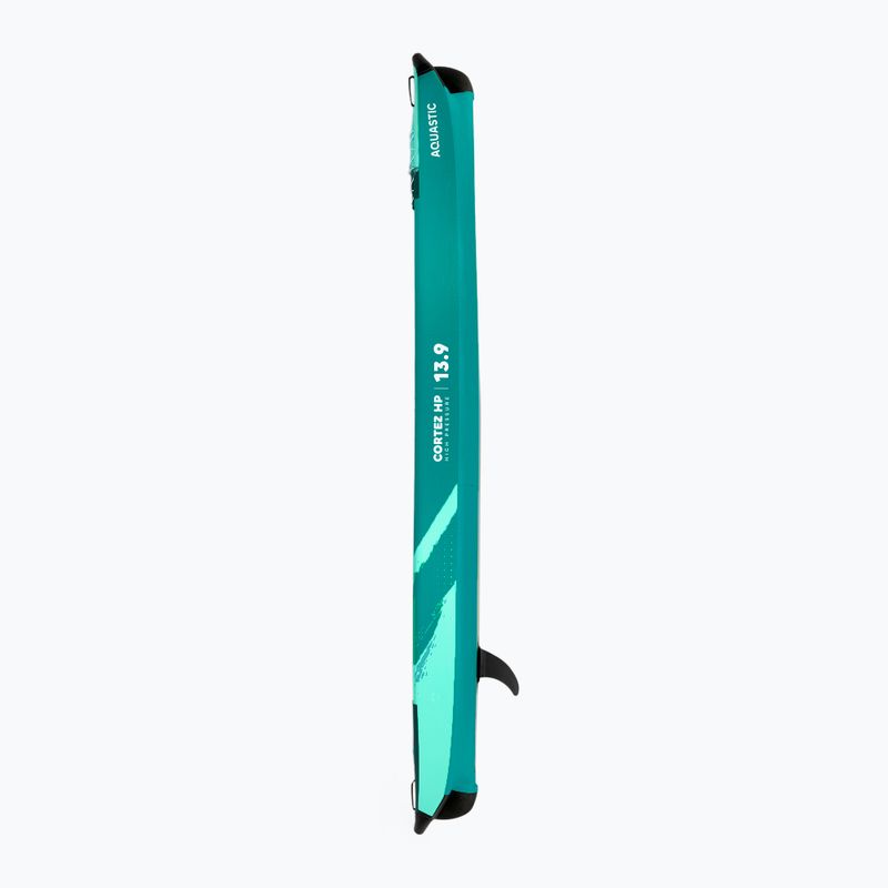 Caiac gonflabil de înaltă presiune 2-persoane AQUASTIC Cortez 13'9" 420 cm verde 4