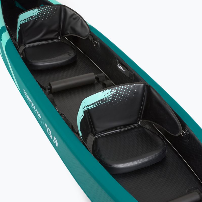 Caiac gonflabil de înaltă presiune 2-persoane AQUASTIC Cortez 13'9" 420 cm verde 6
