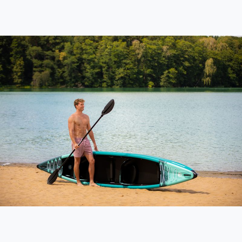 Caiac gonflabil de înaltă presiune 2-persoane AQUASTIC Cortez 13'9" 420 cm verde 17