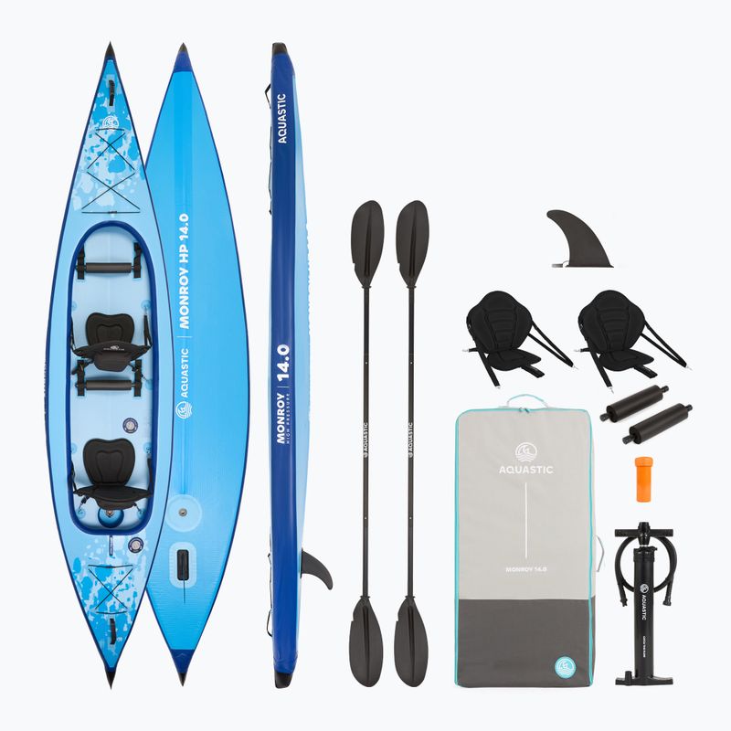 Caiac/SUP hibrid AQUASTIC Monroy 14'0" 427 cm albastru