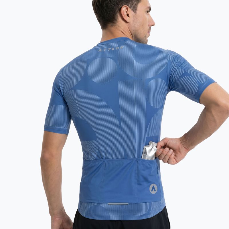Tricou de ciclism pentru bărbați ATTABO Vites navy blue 4