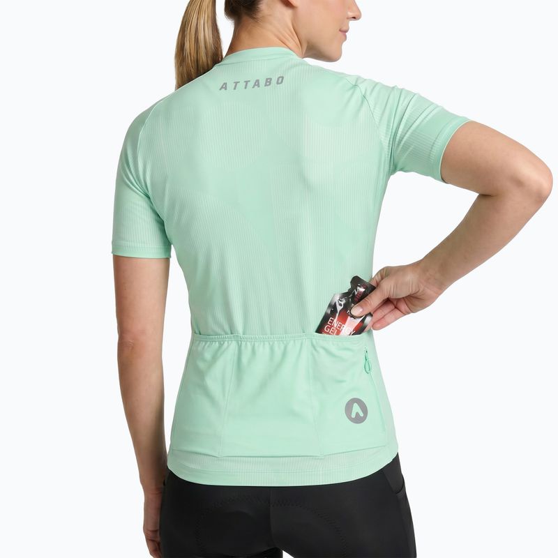Tricou de ciclism pentru femei ATTABO Vites WMNS green 3