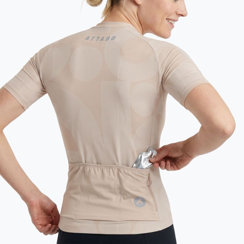 Tricou de ciclism pentru femei ATTABO Vites WMNS brown 4