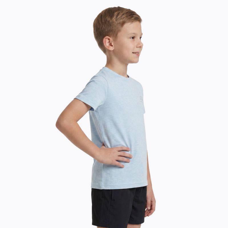Tricou de trekking pentru copii KADVA Merivra merino blue 2
