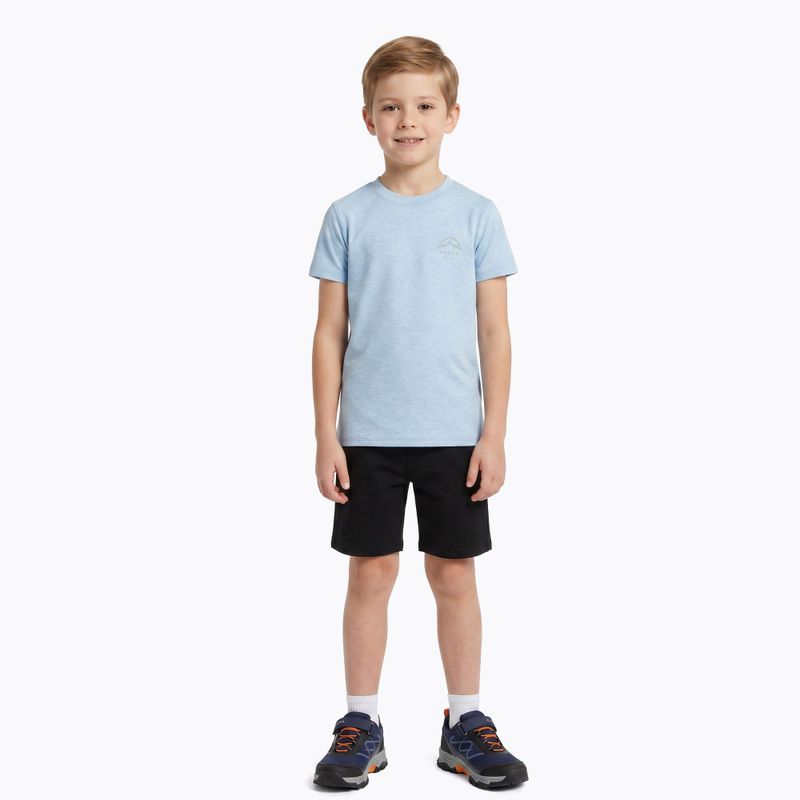 Tricou de trekking pentru copii KADVA Merivra merino blue 3