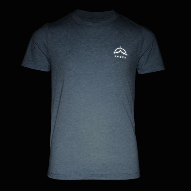 Tricou de trekking pentru copii KADVA Merivra merino blue 5